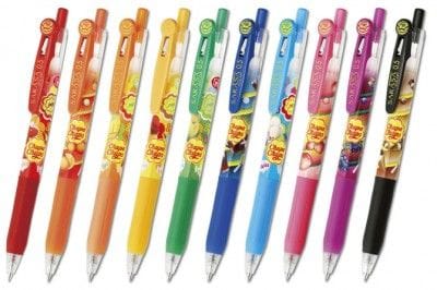 チュッパチャプス!?のボールペン『サラサクリップ×チュッパチャプス