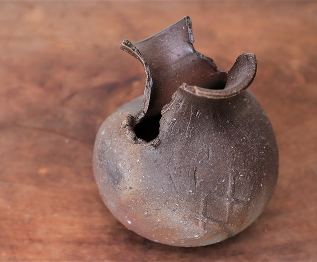 備前焼 花瓶 花入れ 美術品 骨董品 備前焼 花瓶 花入れ 美術品 骨董品