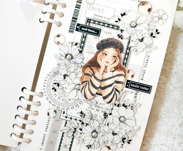 ホワイトフラワーPETテープ - ショップ ggaggong マスキングテープ