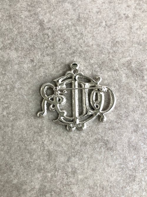 ディオール ピンバッチ エンブレム ハート ロゴモチーフ ブローチ