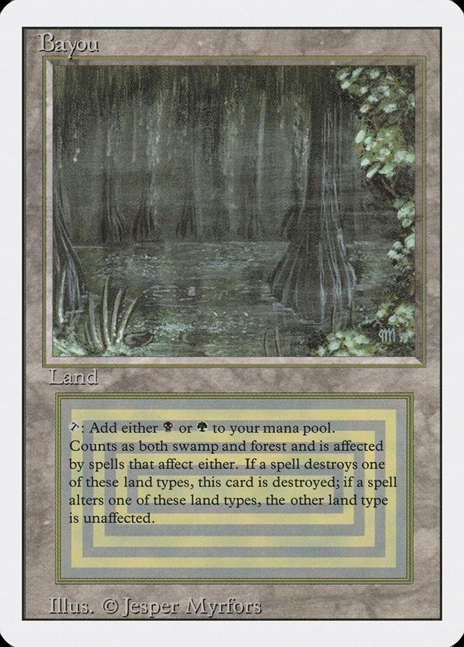 MTG Bayou 3ED リバイズド バイユー Bayou, Revised Edition (3ED