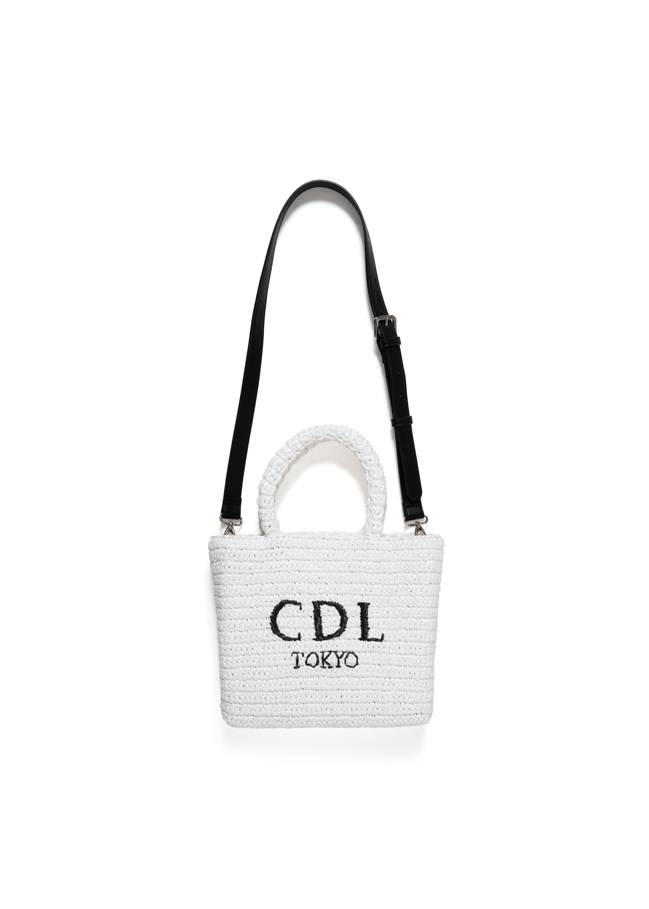 CDL TOKYO Hand Stitched Mini Basket 白 CDL TOKYO Hand Stitched