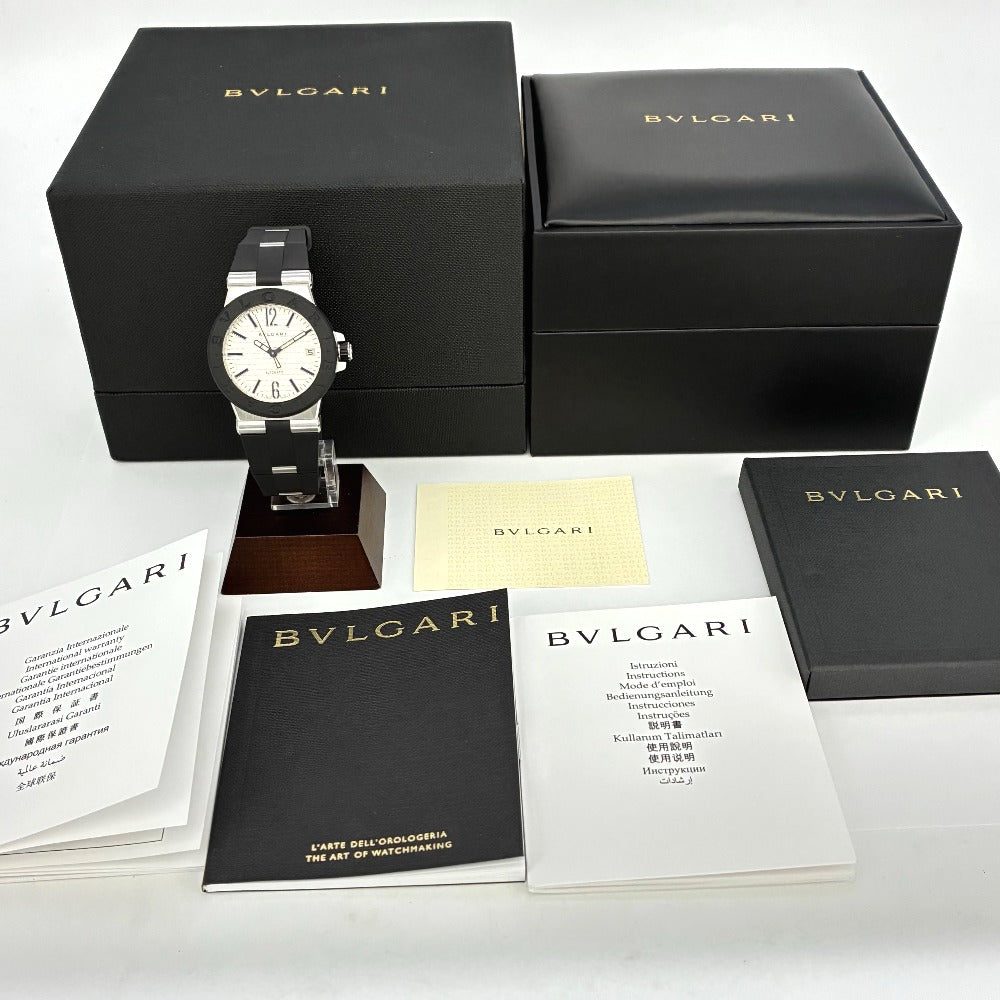 ブルガリ DG35SV ディアゴノ 35mm ステンレス ラバーベゼル ラバー