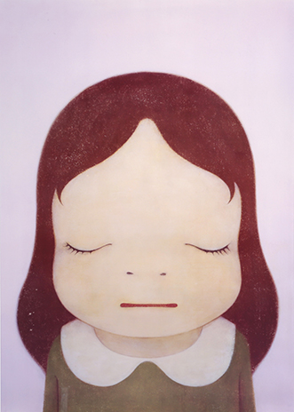 模写 シルクスクリーンアート 65/150 奈良美智 模写 シルクスクリーン