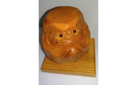 数量限定】飛騨一位一刀彫 角達磨（大）| 伝統工芸品 いちい イチイ 一