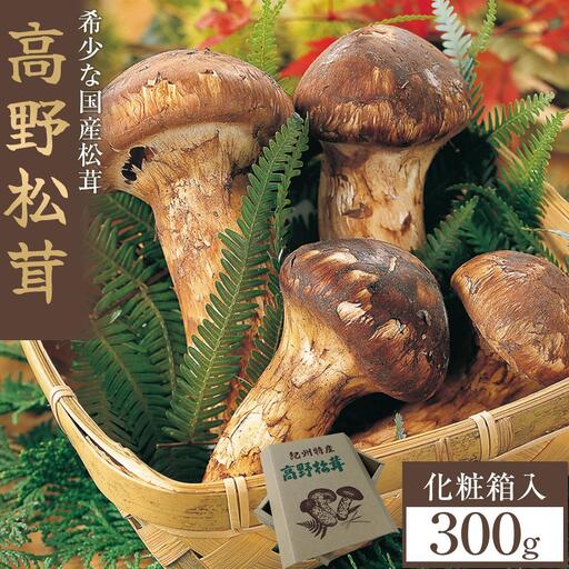 2026年発送分］希少な国産松茸「高野松茸」300g 香り・歯応え・味