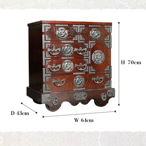 岩谷堂箪笥 からくり小箪笥車付 伝統工芸品 和家具 和タンス