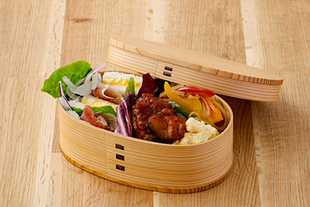 大館曲げわっぱ】小判弁当(中) 【配送日指定不可】 140P6006 | 秋田県