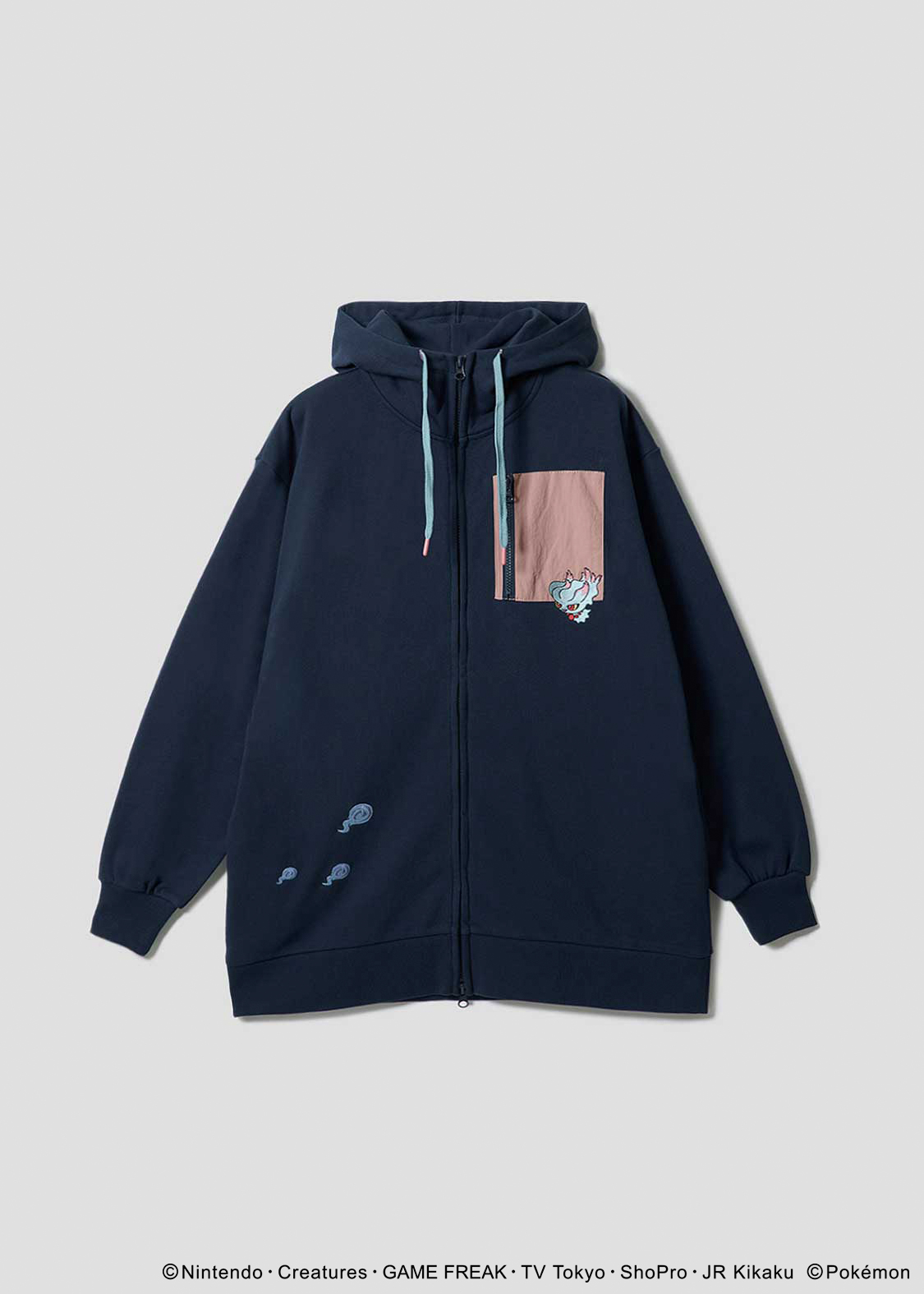 ムウマ｜裏毛ロングジップパーカー｜ユニセックス｜グラニフ(graniph