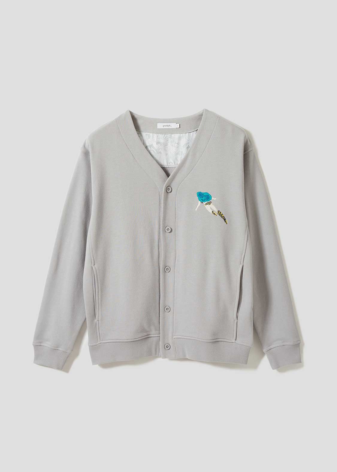 ラム&テン｜裏毛スウェットカーディガン｜ユニセックス｜グラニフ