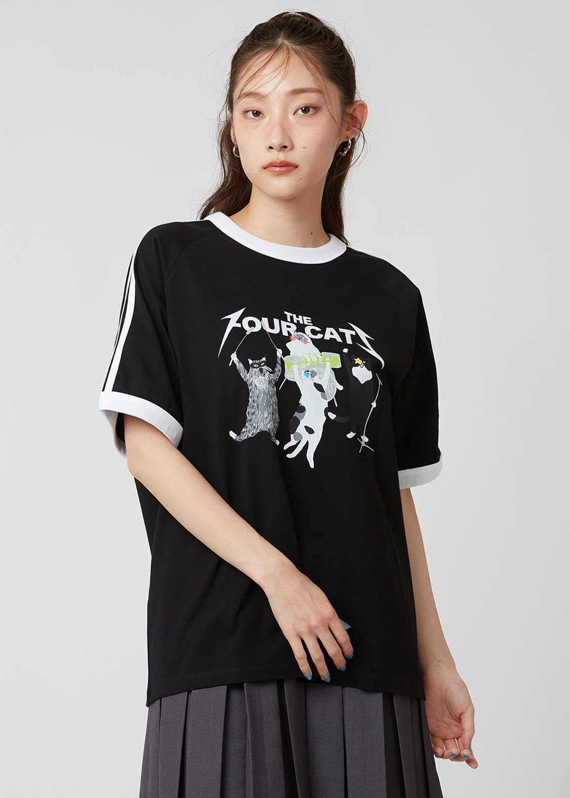 ザ フォーキャッツ バンド｜ラインTシャツ｜ユニセックス｜グラニフ