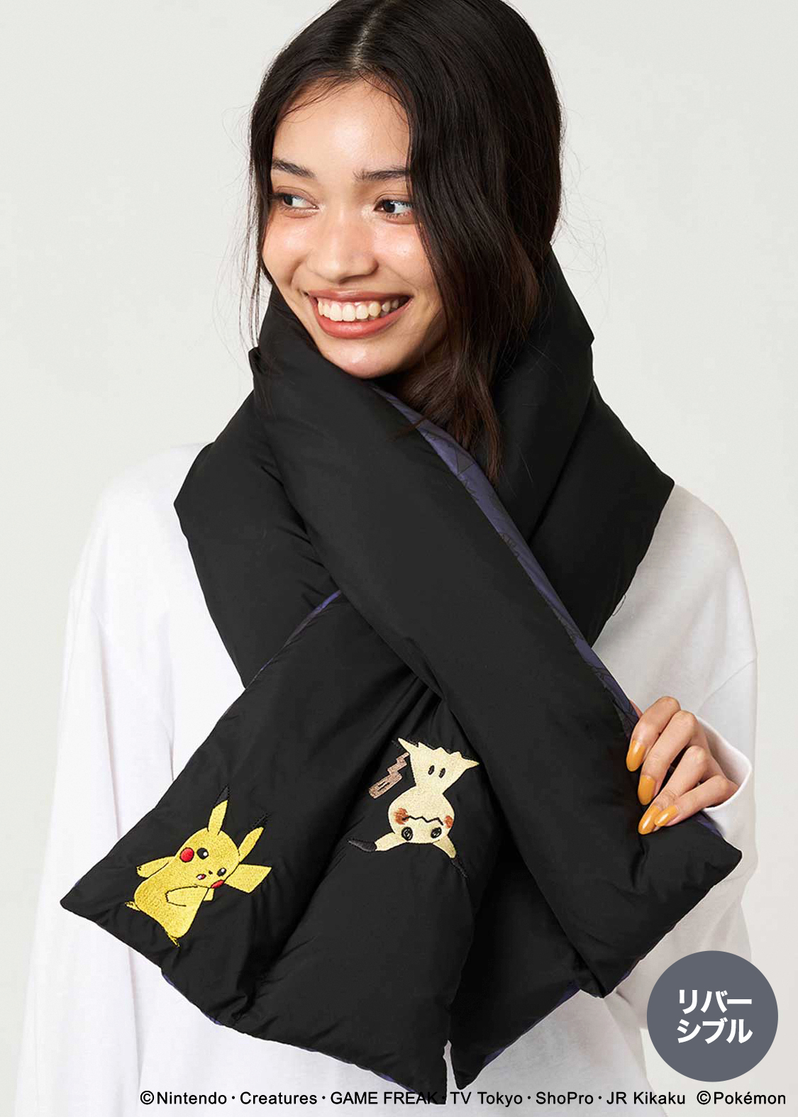 かくれんぼ｜リバーシブルマフラー｜ユニセックス｜グラニフ(graniph