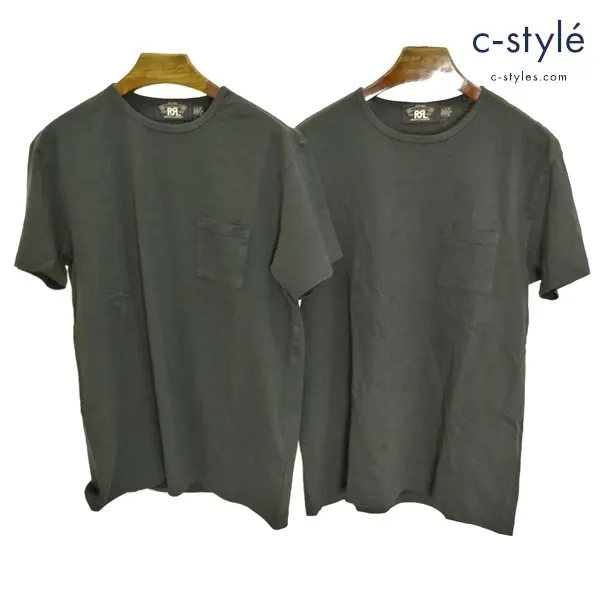 RRL USA製 ガーメントダイドポケットTシャツ S 未使用 ラルフローレン