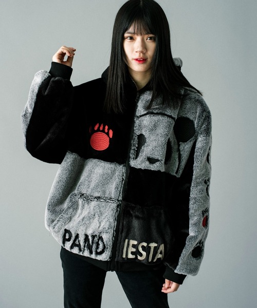 PANDIESTA（パンディエスタ）の「シンメトリー切替 フェイクファー