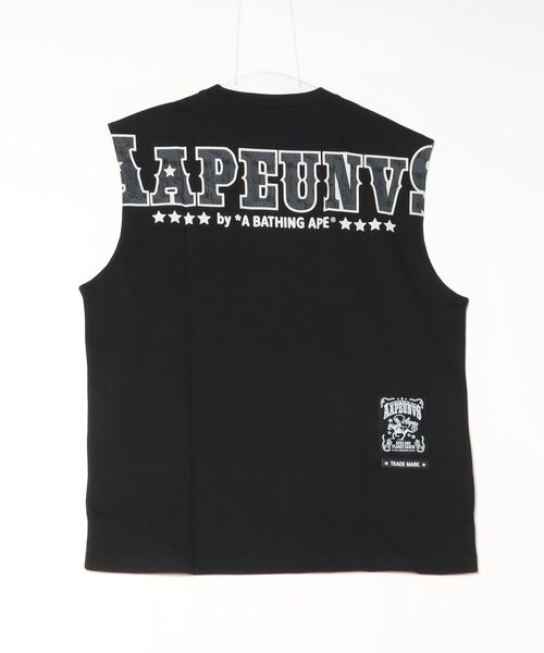 A BATHING APE タンクトップ メッシュ ブラック 日本製 A BATHING APE