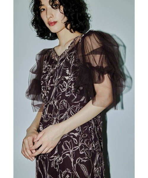 niana（ニアナ）の「フラフィースリーブペンシルドレス 結婚式