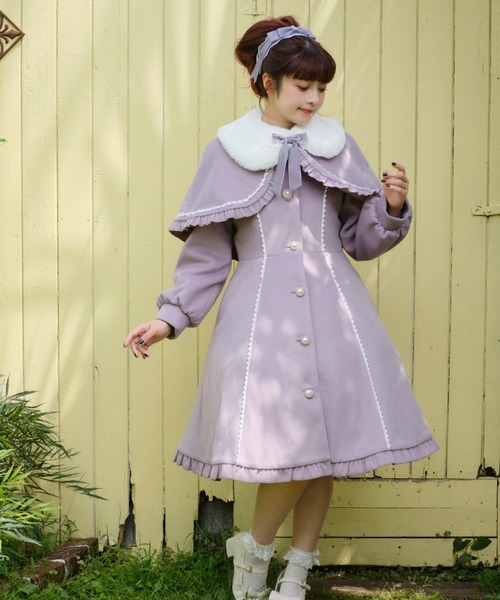 axes femme（アクシーズファム）の「ケープ付きロングコート（その他