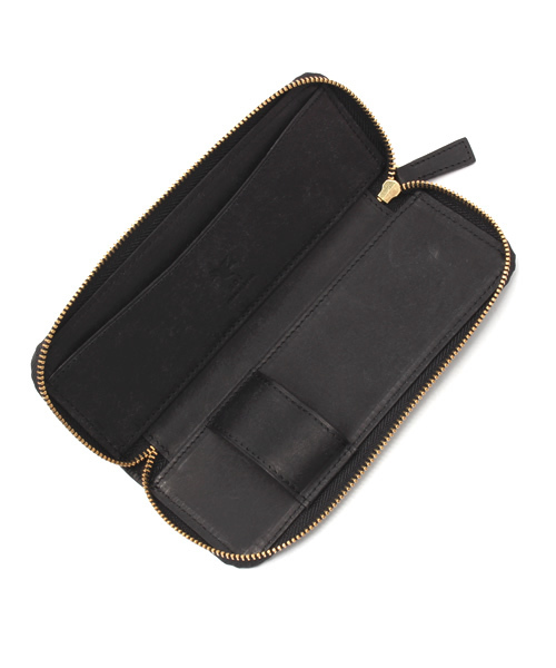 sot (ソット) 公式 プエブロレザー ラウンドファスナー ペンケース