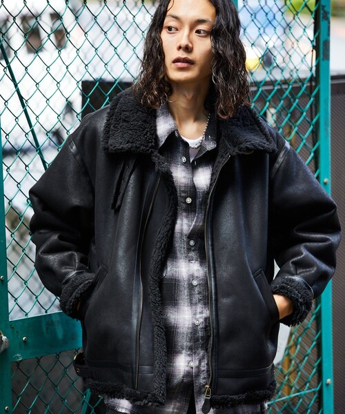 Wind Armor レザージャケット コート XL 本革 羊革 ラムレザー Wind