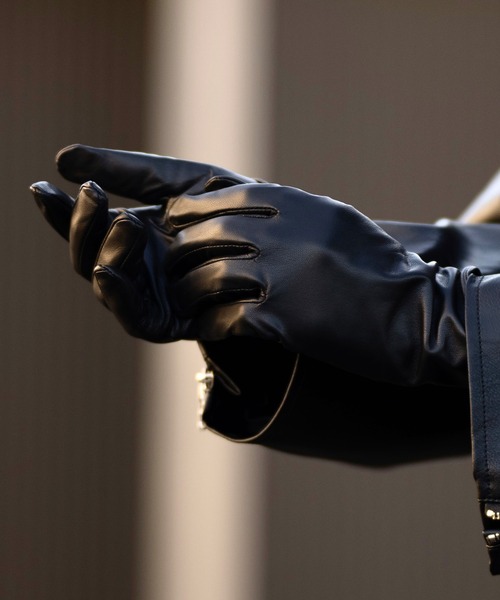 CLEL（クレイル）の「【CLEL】Lamb Leather Gloves/ラムレザーグローブ