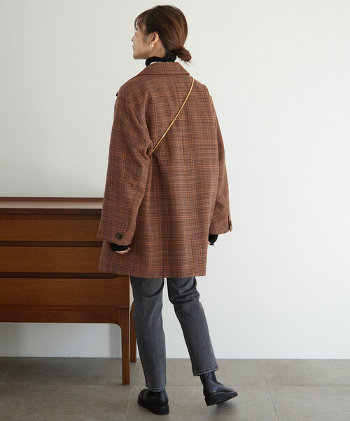 SLOBE IENA（スローブイエナ）の「チェックミドルコート（その他