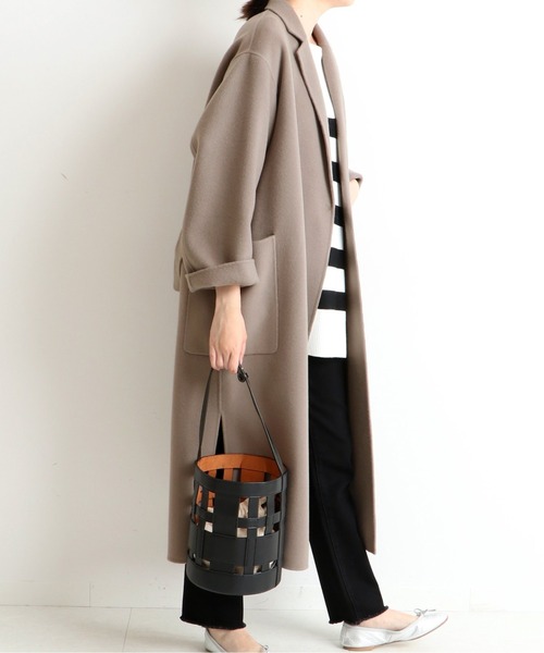 SLOBE IENA ハミルトンダブルフェイスウールコート SLOBE IENA