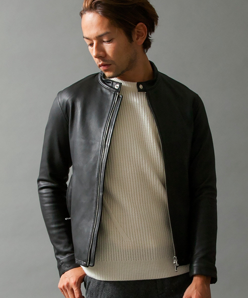 beauty&youth ユナイテッドアローズ ラムレザー シングル 革ジャン