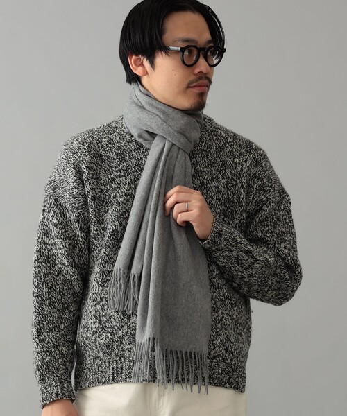 Johnstons of Elgin / カシミヤ ソリッド ストール（マフラー