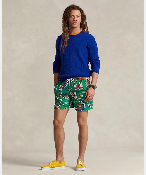 5.75インチ トラベラー Polo ベア スイム パンツ（水着）｜POLO RALPH