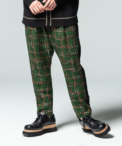 glamb（グラム）の「Fancy tweed pants / ファンシーツイードパンツ