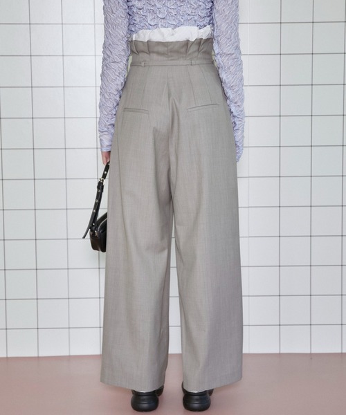 セール】High Waist Wide Pants/ハイウエストワイドパンツ【MAISON