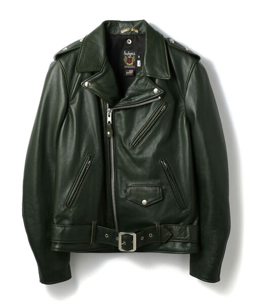 schott urban research別注 ライダースジャケット schott（ショット