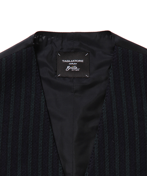 タリアトーレ ブリッラ別注 ジレ ベスト イタリア製 M アウトレット