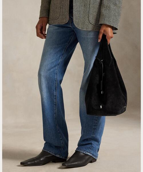 Polo Play スエード ミディアム トート（トートバッグ）｜POLO RALPH