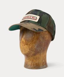 ロゴパッチ デニム トラッカー キャップ（キャップ）｜RRL（ダブル
