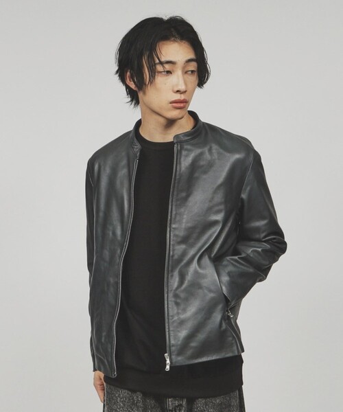 tk.TAKEO KIKUCHI（ティーケータケオキクチ）の「◇ラムレザーシングル