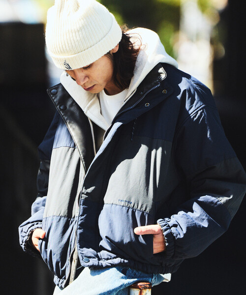 セール】NAUTICA/ノーティカ レザレッド ナイロン リバーシブル