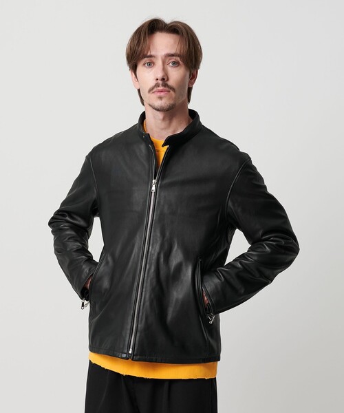 シープレザー シングル ライダース ジャケット（ライダースジャケット