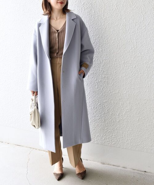 グレー オーバーサイズチェスターコート ジプソフィア gypsophila 限定