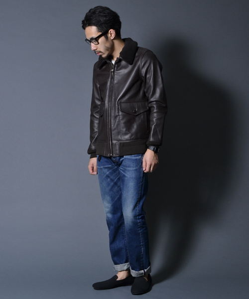 AMERICAN RAG CIE 2WAYG1レザージャケット 2 黒 AMERICAN RAG CIE