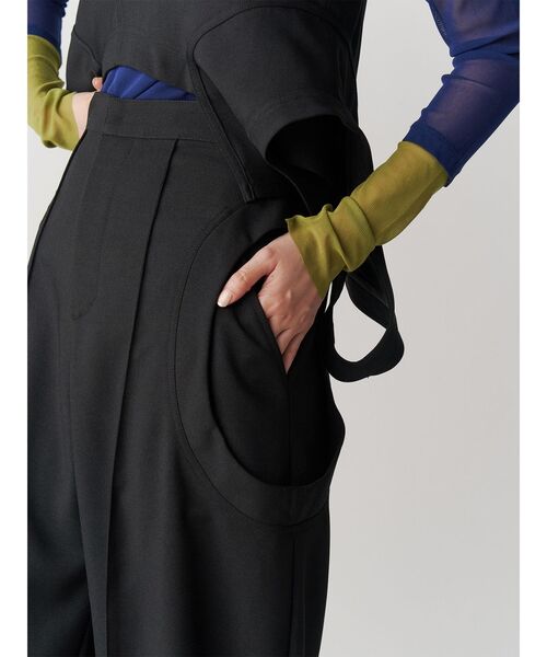 un3d. アンスリード バルーンスリーブ ガウチョパンツ ブラック