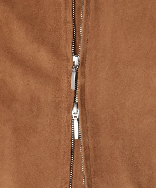 SHIPS（シップス）の「SC: ゴート/スエード ジップ ブルゾン（ブルゾン