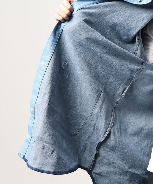 ストレッチデニムロングシャツ | ジムマスター（gym master）公式通販