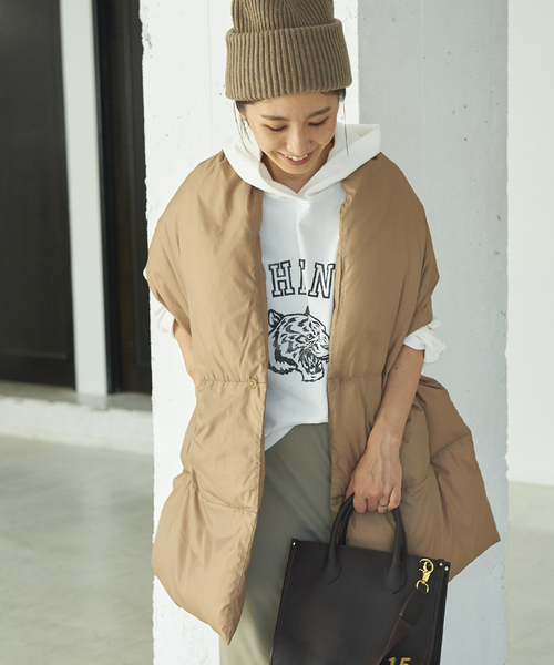 plage（プラージュ）の「《WEB限定》ダウンストール（ベージュ