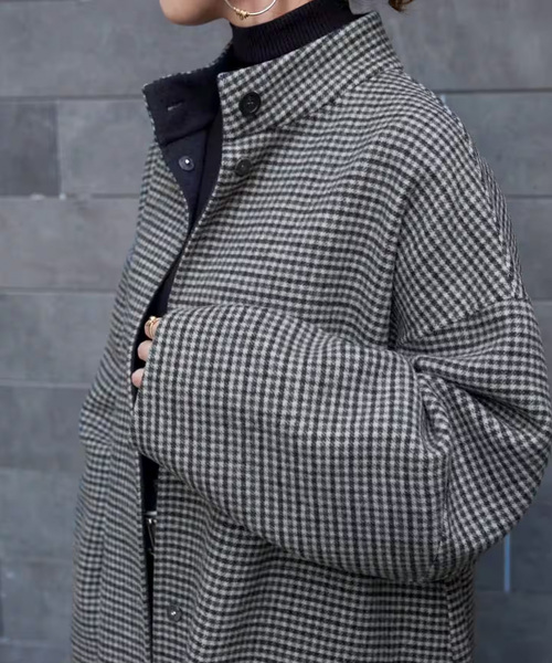 追加》S120ブレンドリバーシブルミドル丈コート（その他アウター