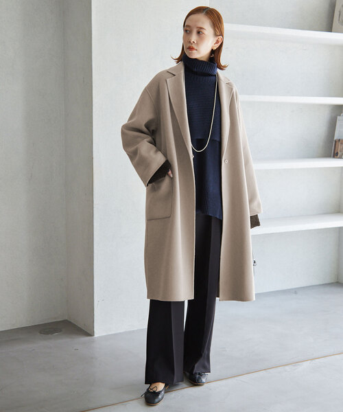 SLOBE IENA（スローブイエナ）の「HAMILTONダブルフェイスウールロング