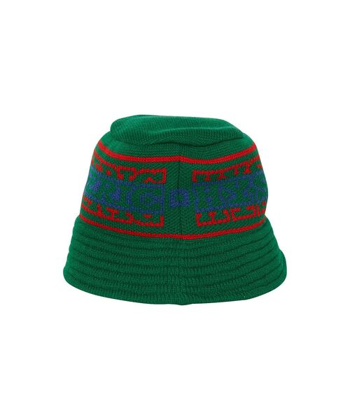 HYSTERIC GLAMOUR 緑のポンポン付きニット帽 HYSTERIC GLAMOUR 緑の