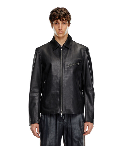 セール】メンズ レザージャケット L-KORN-A（ライダースジャケット