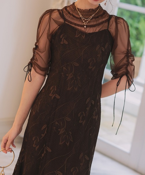 ブラウスセットフラワーレースドレス（ドレス）｜Dorry Doll（ドリー