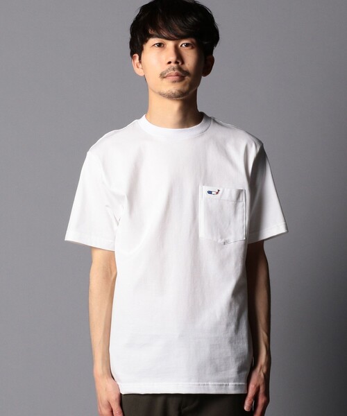 クジラワンポイント ポケット付きTシャツ（Tシャツ/カットソー